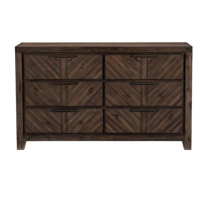 Homelegance - Parnell Dresser In Distressed Espresso - 1648-5 - ATL FURNITURE