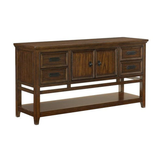 Homelegance - Frazier Park Server In Brown Cherry - 1649-40 - ATL FURNITURE