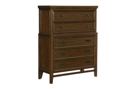 Homelegance - Frazier Park Chest In Brown Cherry - 1649-9 - ATL FURNITURE