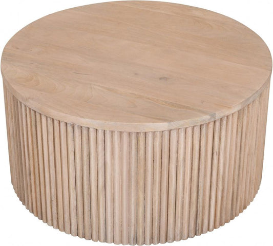 Oakhill Coffee Table In White Oak - ATL FURNITURE