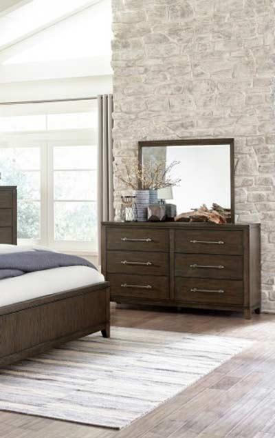 Homelegance - Griggs Dresser And Mirror In Dark Brown - 1669-6 - ATL FURNITURE