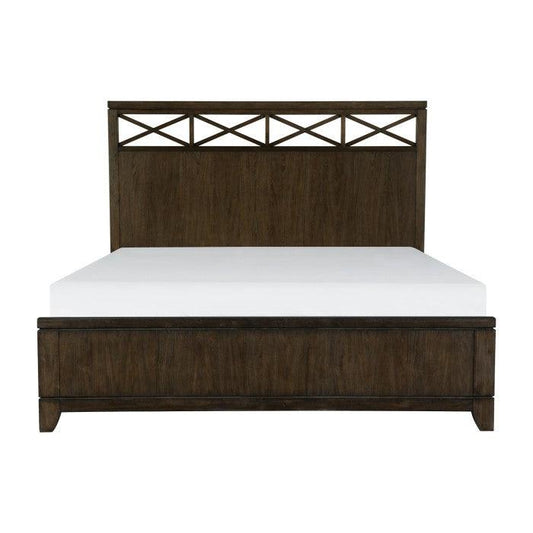 Homelegance - Griggs Eastern King Bed In Dark Brown - 1669K-1Ek* - ATL FURNITURE