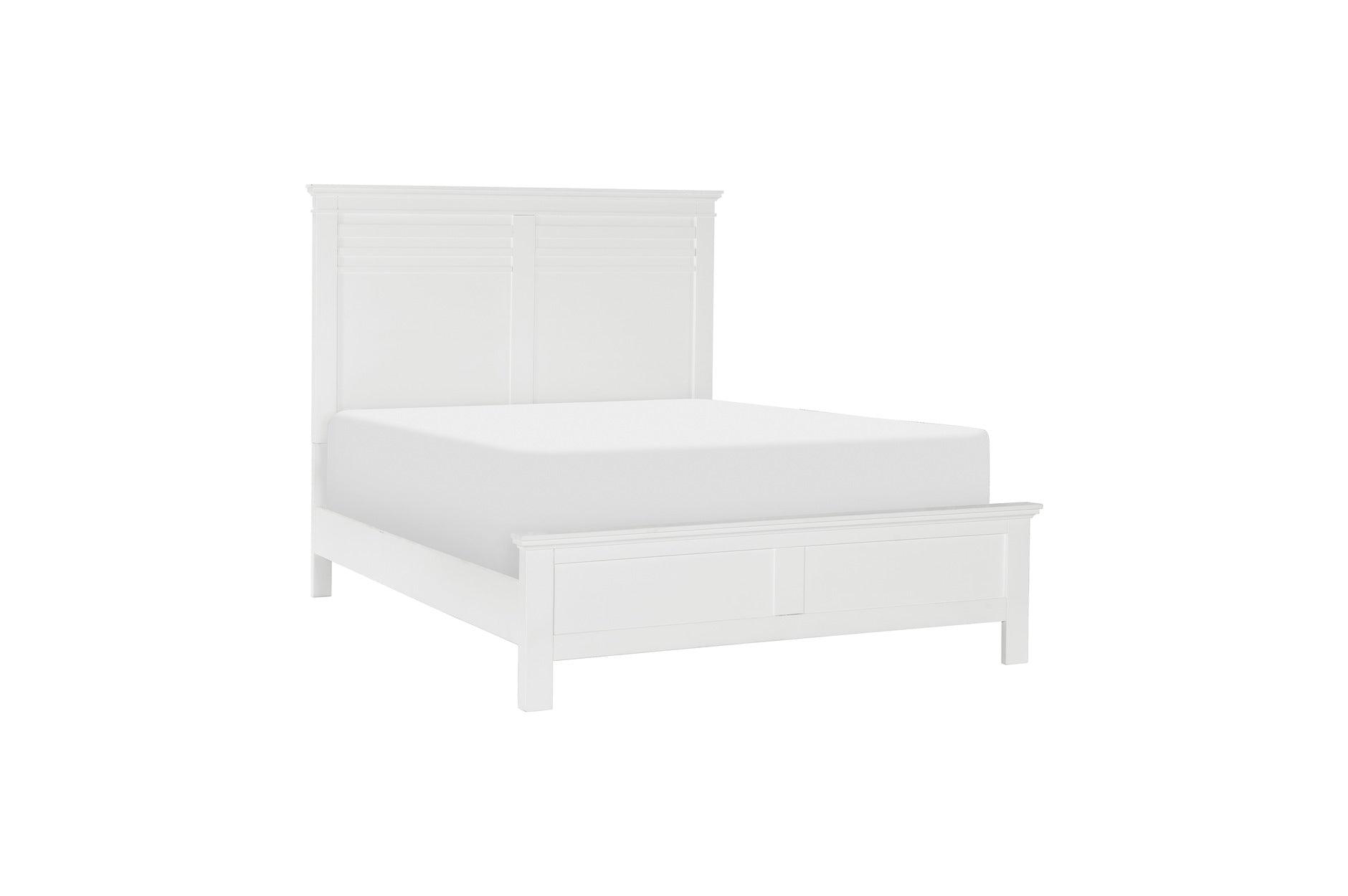 Homelegance - Blaire Farm 6 Piece Queen Bedroom Set In White - 1675W-1-6Set - ATL FURNITURE