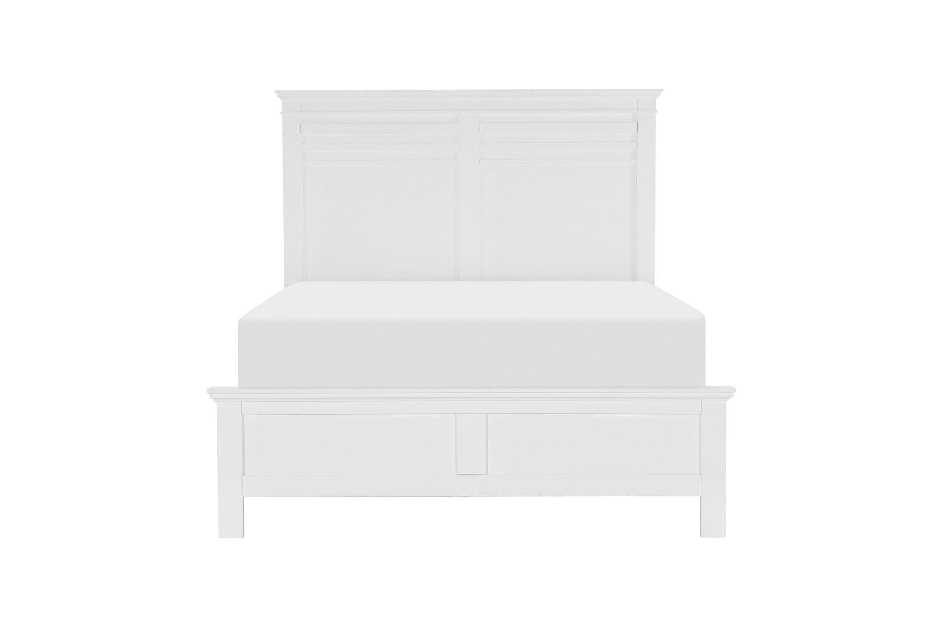 Homelegance - Blaire Farm 5 Piece Queen Bedroom Set In White - 1675W-1-5Set - ATL FURNITURE