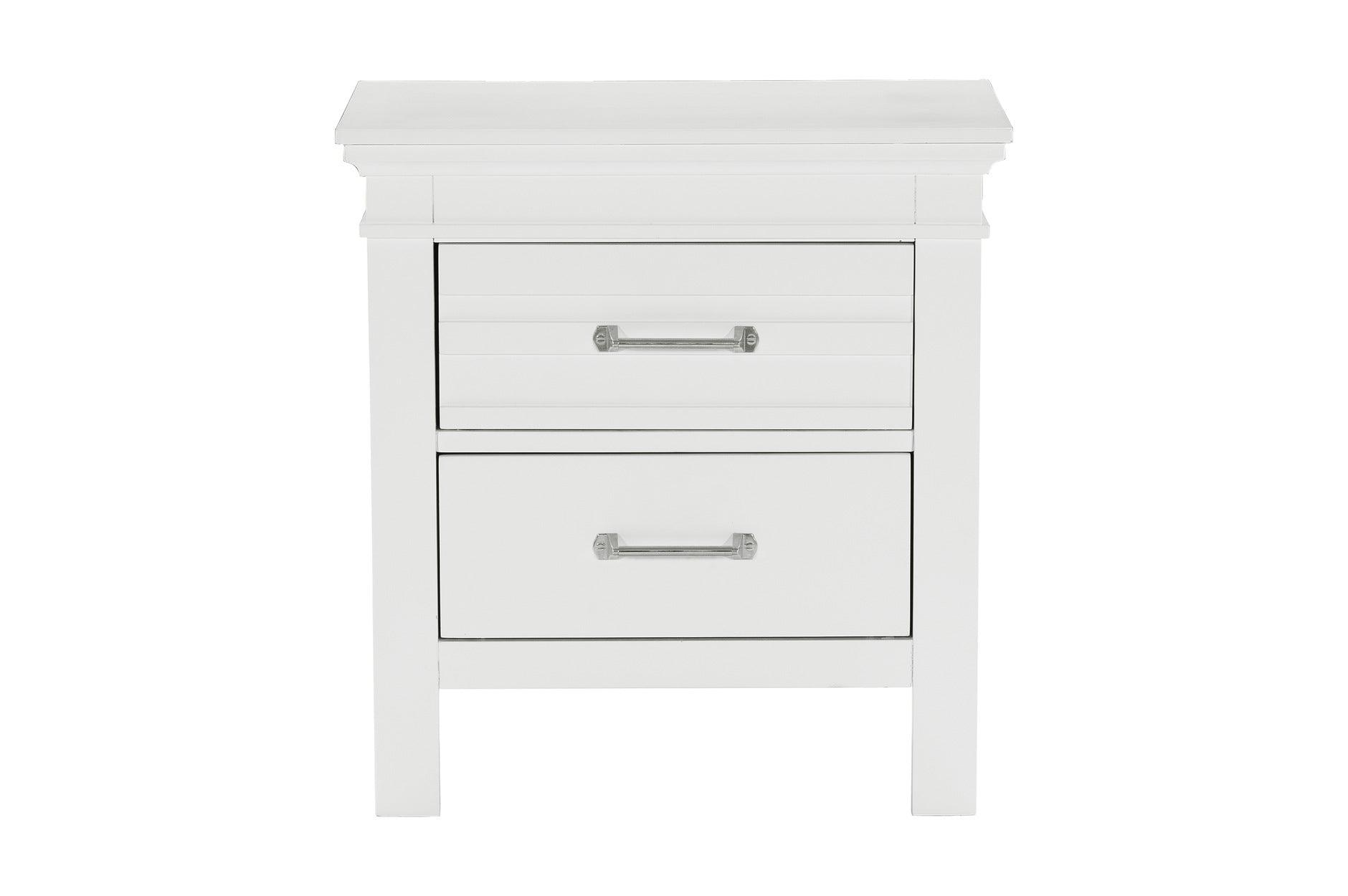 Homelegance - Blaire Farm 5 Piece Queen Bedroom Set In White - 1675W-1-5Set - ATL FURNITURE
