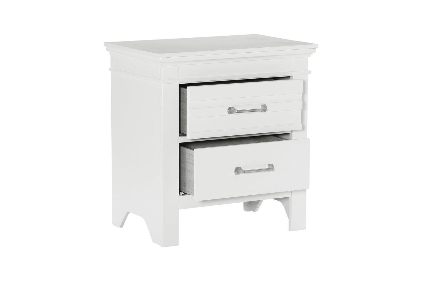 Homelegance - Blaire Farm 5 Piece Eastern King Bedroom Set In White - 1675Wk-1Ek-5Set - ATL FURNITURE