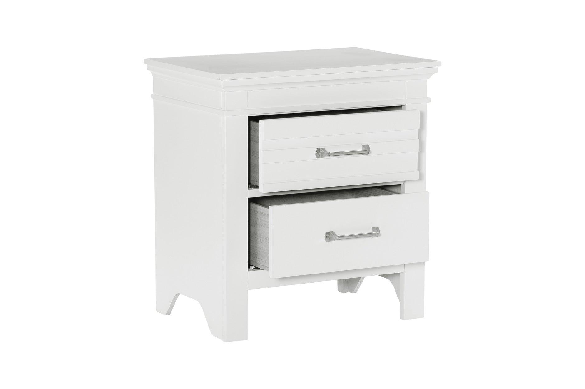 Homelegance - Blaire Farm 5 Piece Queen Bedroom Set In White - 1675W-1-5Set - ATL FURNITURE