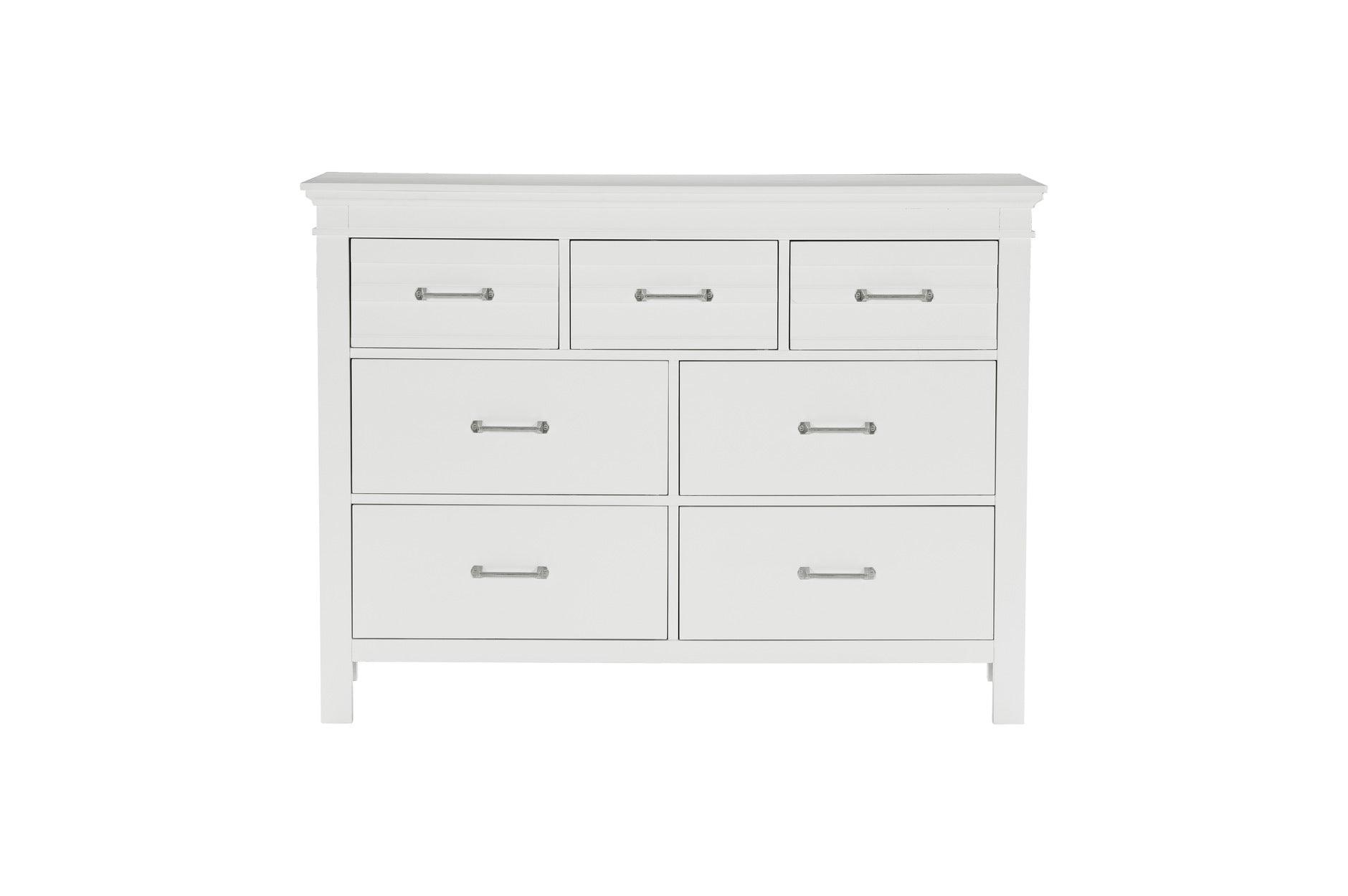 Homelegance - Blaire Farm 5 Piece Eastern King Bedroom Set In White - 1675Wk-1Ek-5Set - ATL FURNITURE