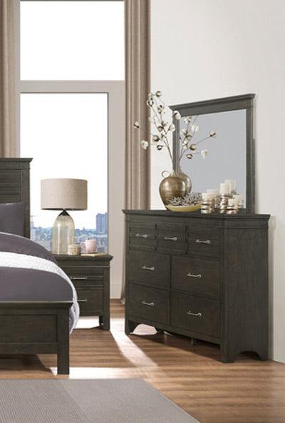 Homelegance - Blaire Farm Dresser With Mirror In Charcoal - 1675-6 - ATL FURNITURE