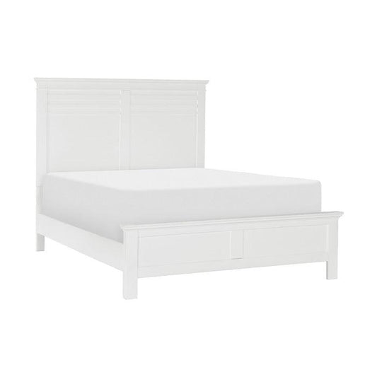 Homelegance - Blaire Farm Eastern King Bed In White - 1675Wk-1Ek* - ATL FURNITURE