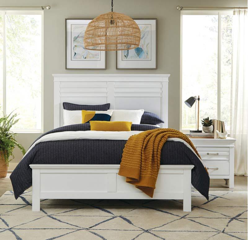 Homelegance - Blaire Farm 3 Piece Queen Bedroom Set In White - 1675W-1-3Set - ATL FURNITURE