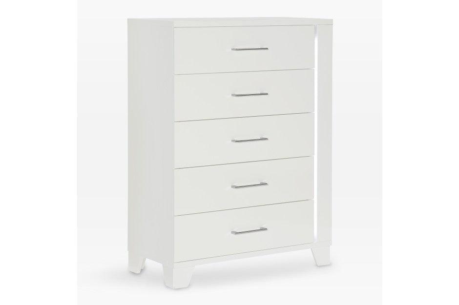 Homelegance - Kerren Chest, Led Lighting In White High Gloss - 1678W-9 - ATL FURNITURE