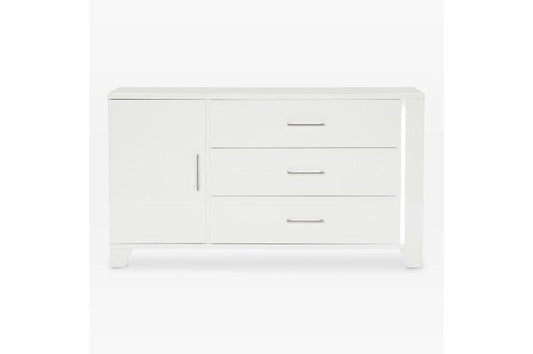 Homelegance - Kerren Dresser, Led Lighting In White High Gloss - 1678W-5 - ATL FURNITURE