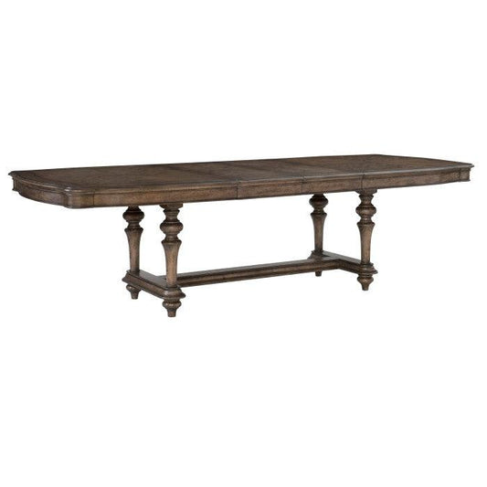 Homelegance - Heath Court Dining Table In Brown Oak - 1682-108* - ATL FURNITURE