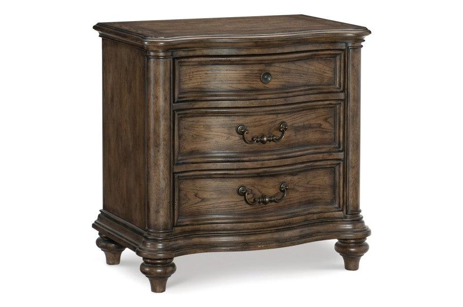 Homelegance - Heath Court Night Stand In Brown Oak - 1682-N - ATL FURNITURE