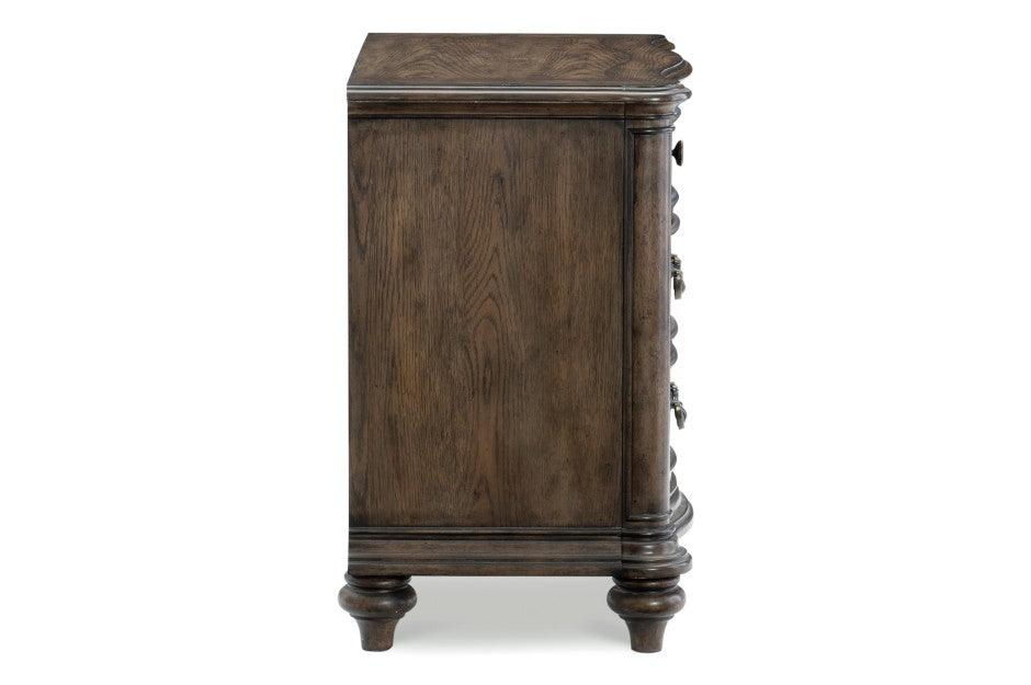 Homelegance - Heath Court Night Stand In Brown Oak - 1682-N - ATL FURNITURE