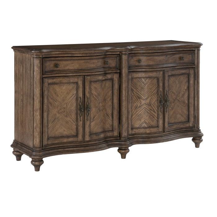 Homelegance - Heath Court Buffet- Server In Brown Oak - 1682-55 - ATL FURNITURE