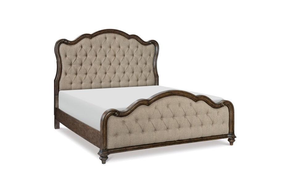 Homelegance - Heath Court Eastern King Bed In Brown Oak - 1682K-1Ek - ATL FURNITURE