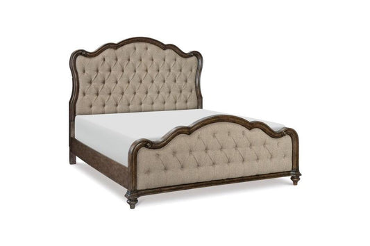 Homelegance - Heath Court Queen Bed In Brown Oak - 1682-1Q - ATL FURNITURE