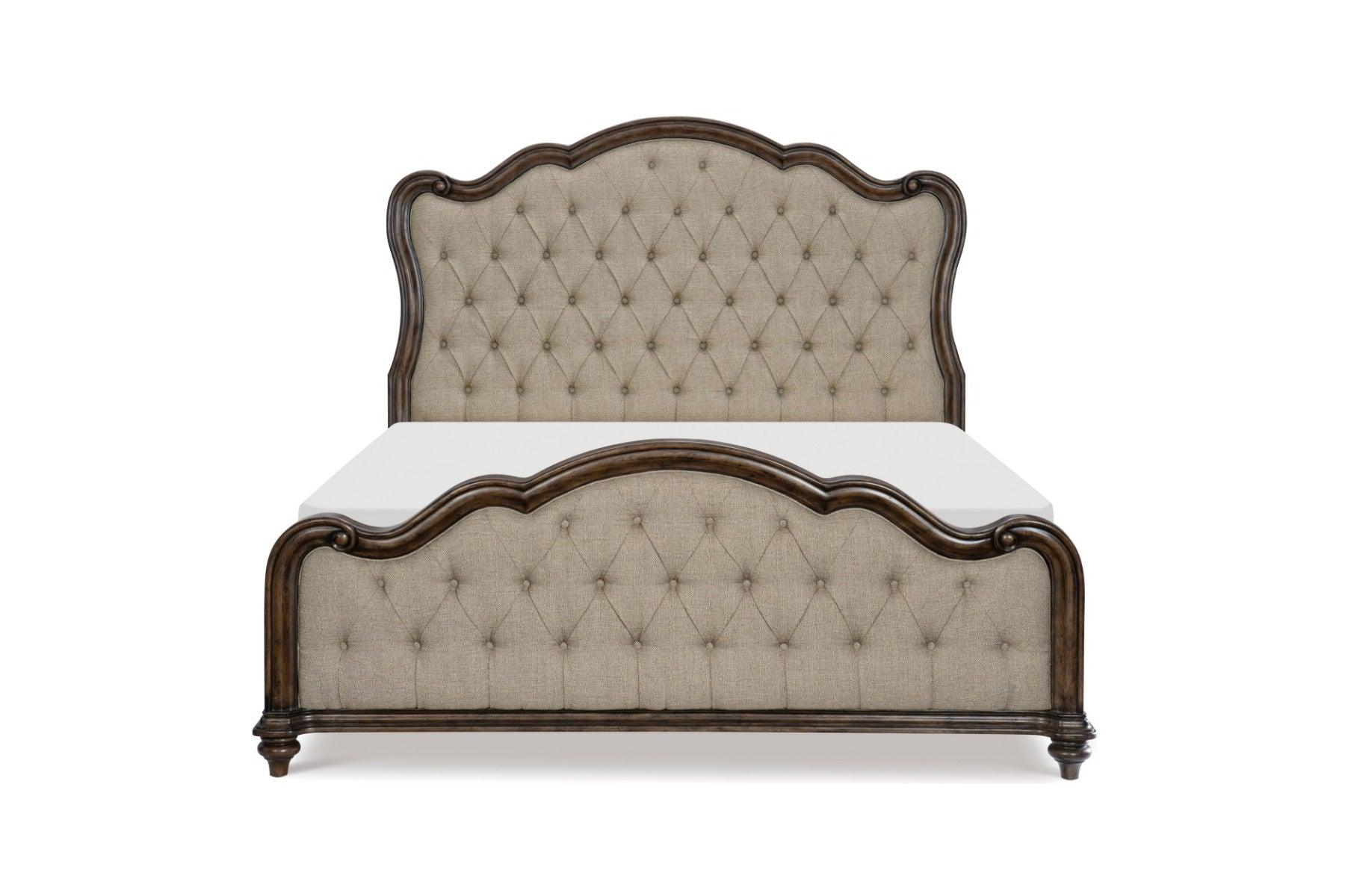 Homelegance - Heath Court Eastern King Bed In Brown Oak - 1682K-1Ek - ATL FURNITURE