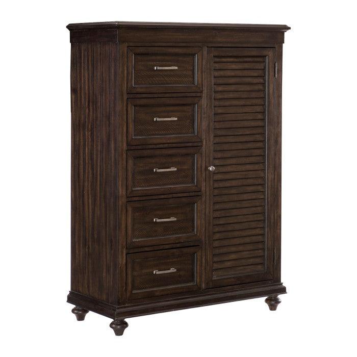 Homelegance - Cardano Wardrobe Chest In Driftwood Charcoal - 1689-10 - ATL FURNITURE