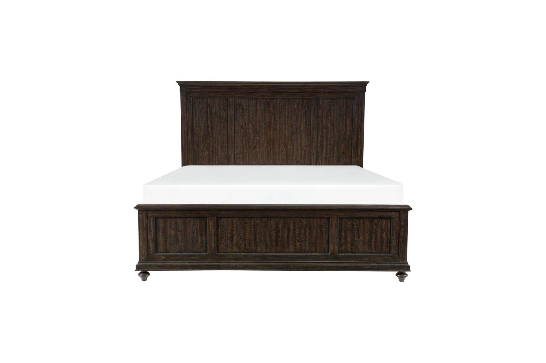 Homelegance - Cardano 6 Piece Queen Bedroom Set In Driftwood Charcoal - 1689-1-6Set - ATL FURNITURE