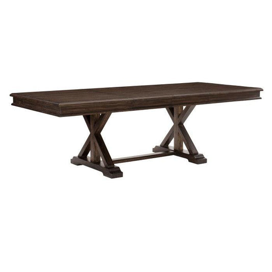 Homelegance - Cardano Dining Table In Driftwood Charcoal - 1689-96* - ATL FURNITURE