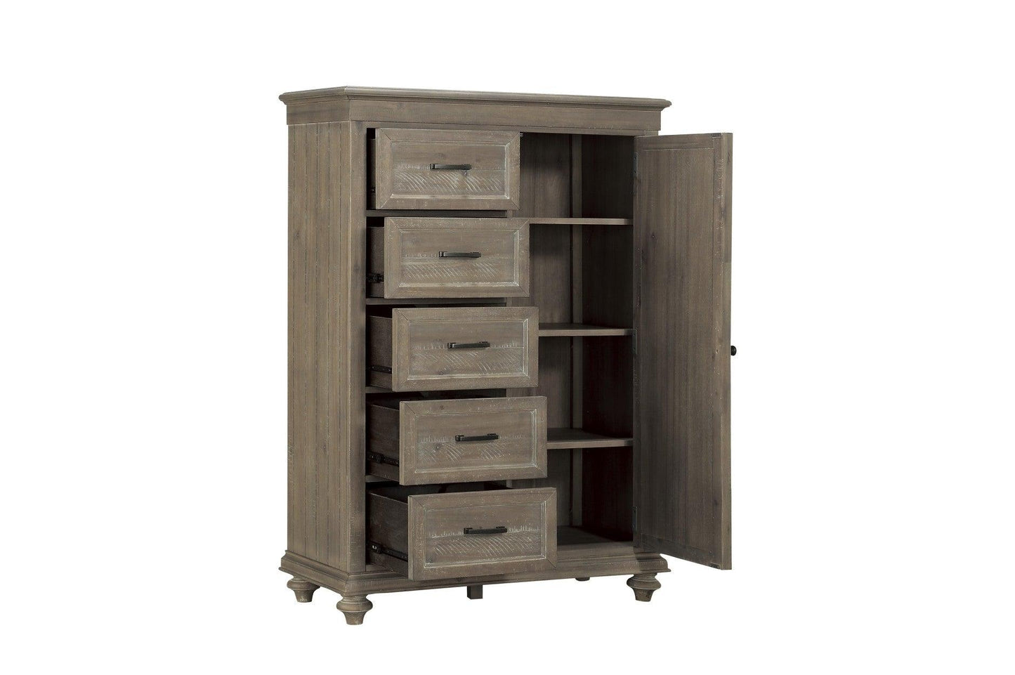 Homelegance - Cardano Wardrobe Chest In Light Brown - 1689Br-10 - ATL FURNITURE