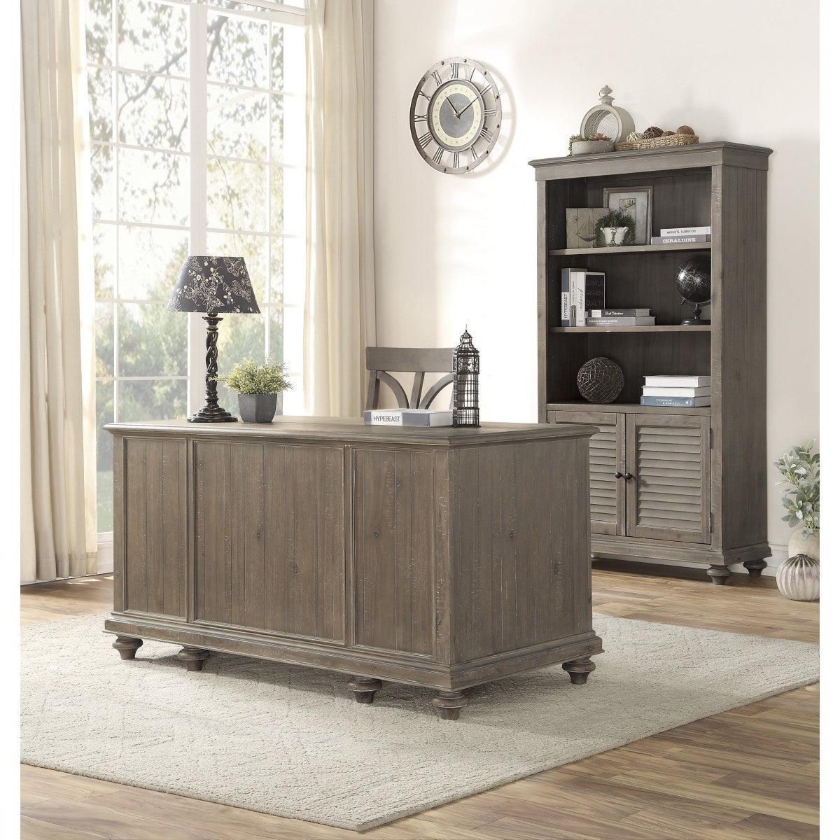 Homelegance - Cardano Executive Desk In Light Brown - 1689Br-17 - ATL FURNITURE