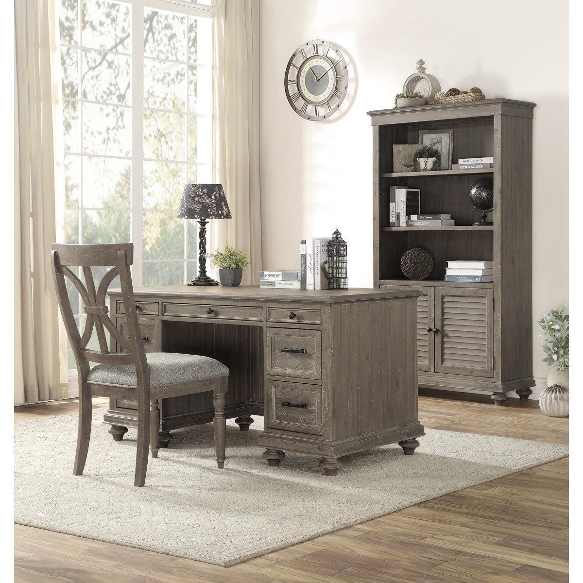 Homelegance - Cardano Executive Desk In Light Brown - 1689Br-17 - ATL FURNITURE