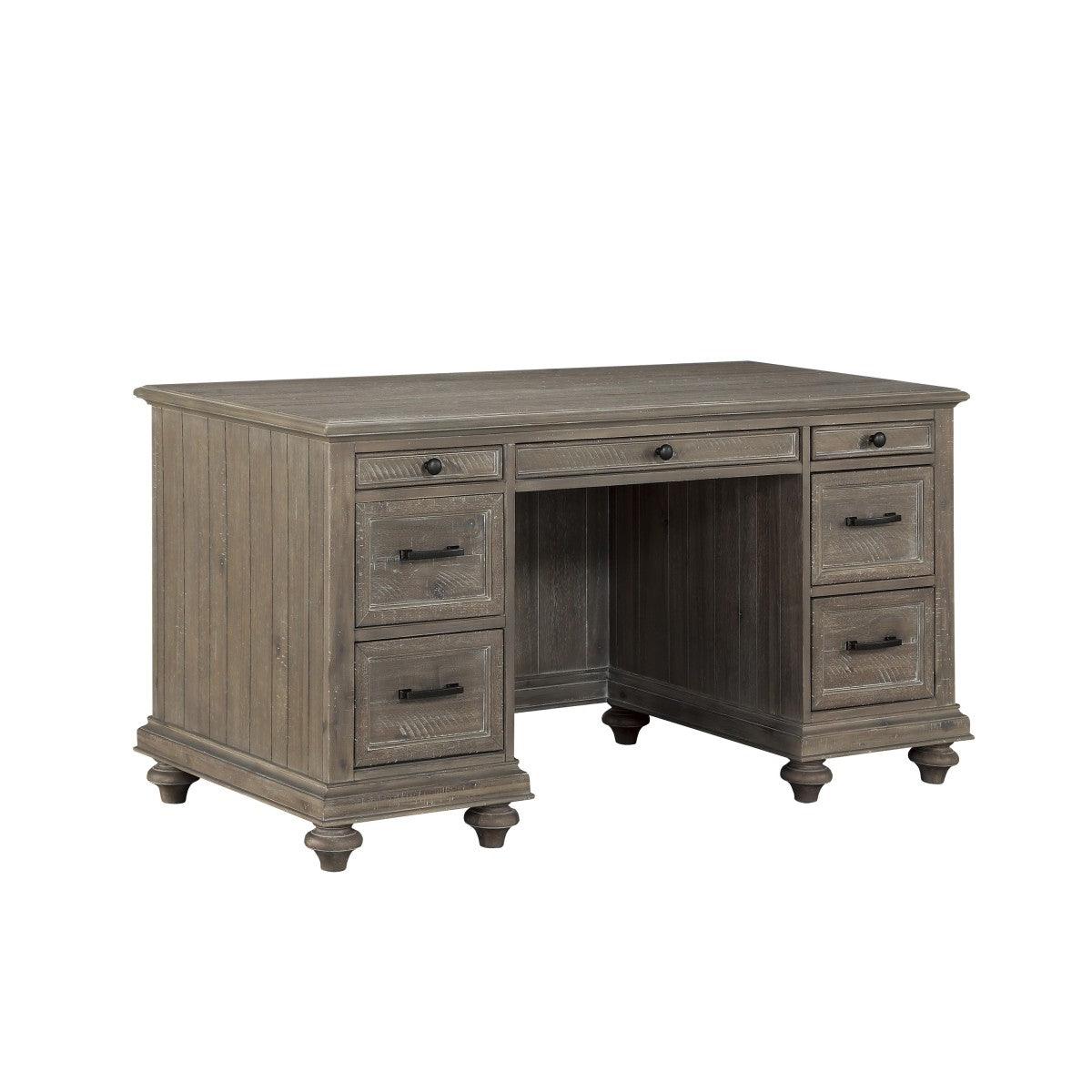 Homelegance - Cardano Executive Desk In Light Brown - 1689Br-17 - ATL FURNITURE