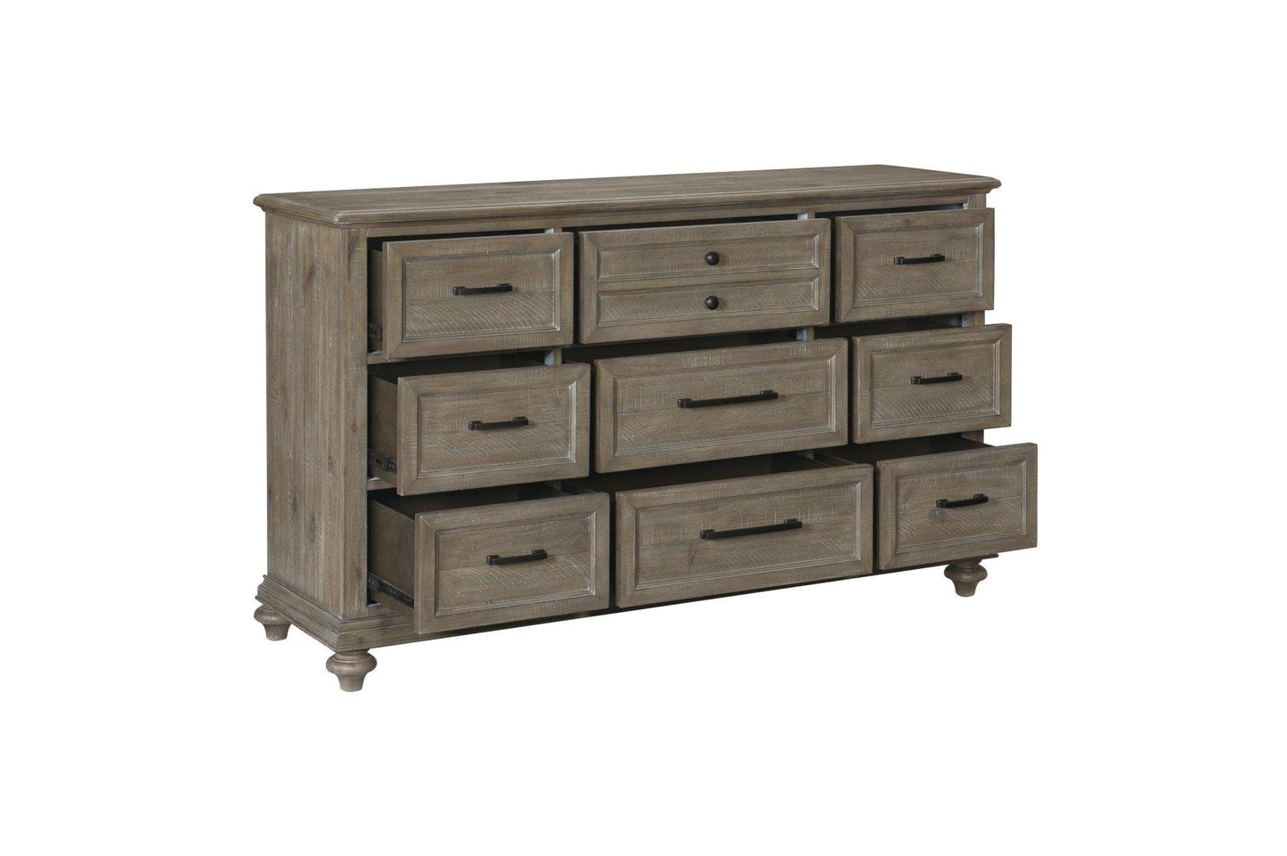 Homelegance - Cardano Dresser With Mirror In Light Brown - 1689Br-6 - ATL FURNITURE