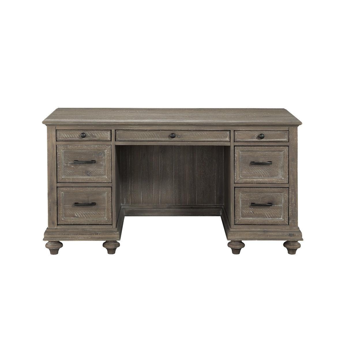 Homelegance - Cardano Executive Desk In Light Brown - 1689Br-17 - ATL FURNITURE