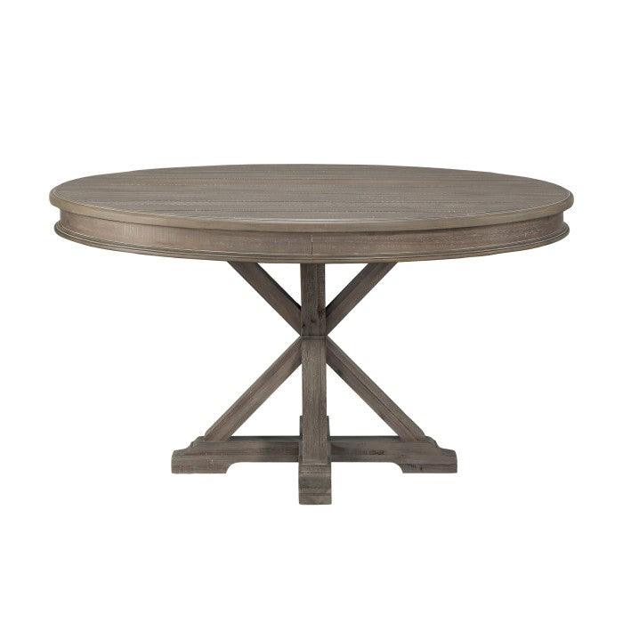 Homelegance - Cardano Round Dining Table In Driftwood Light Brown - 1689Br-54* - ATL FURNITURE