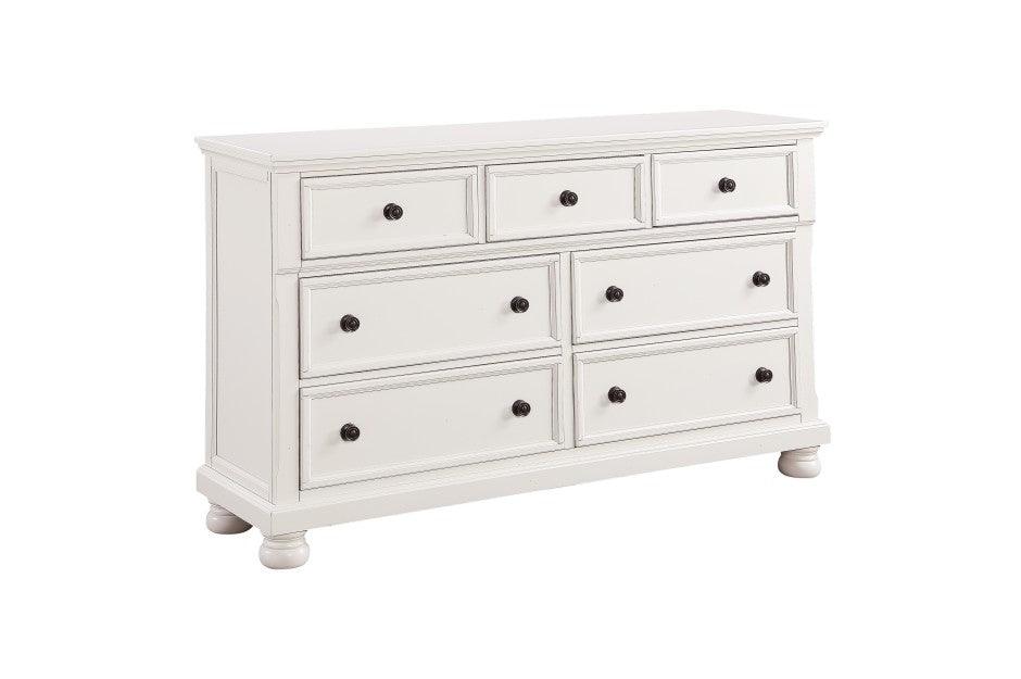 Homelegance - Laurelin Dresser, Hidden Drawer In White - 1714W-5 - ATL FURNITURE