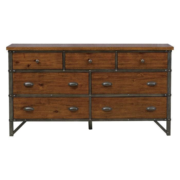 Homelegance - Holverson Brown Milk Crate Dresser - 1715-5 - ATL FURNITURE