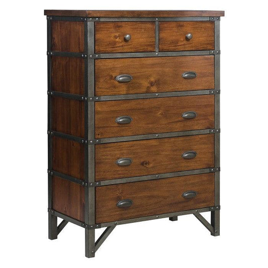 Homelegance - Holverson Brown Milk Crate Chest - 1715-9 - ATL FURNITURE