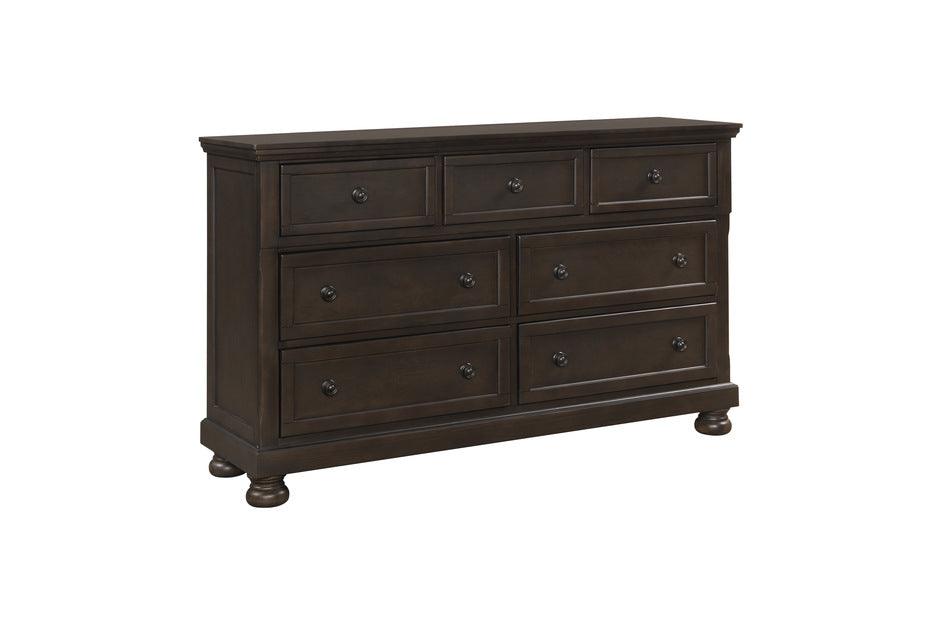 Homelegance - Begonia Dresser With Mirror - 1718Gy-5-6 - ATL FURNITURE