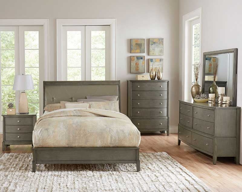 Homelegance - Cotterill Gray 6 Piece Queen Panel Bedroom Set - 1730Gy-1-6 - ATL FURNITURE