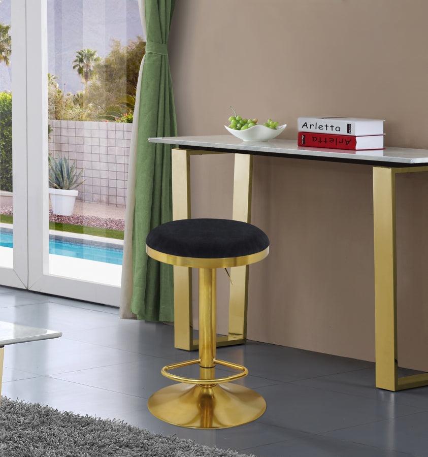 Brody Adjustable Stool Set Of 2 In Black - 955Black-C - ATL FURNITURE