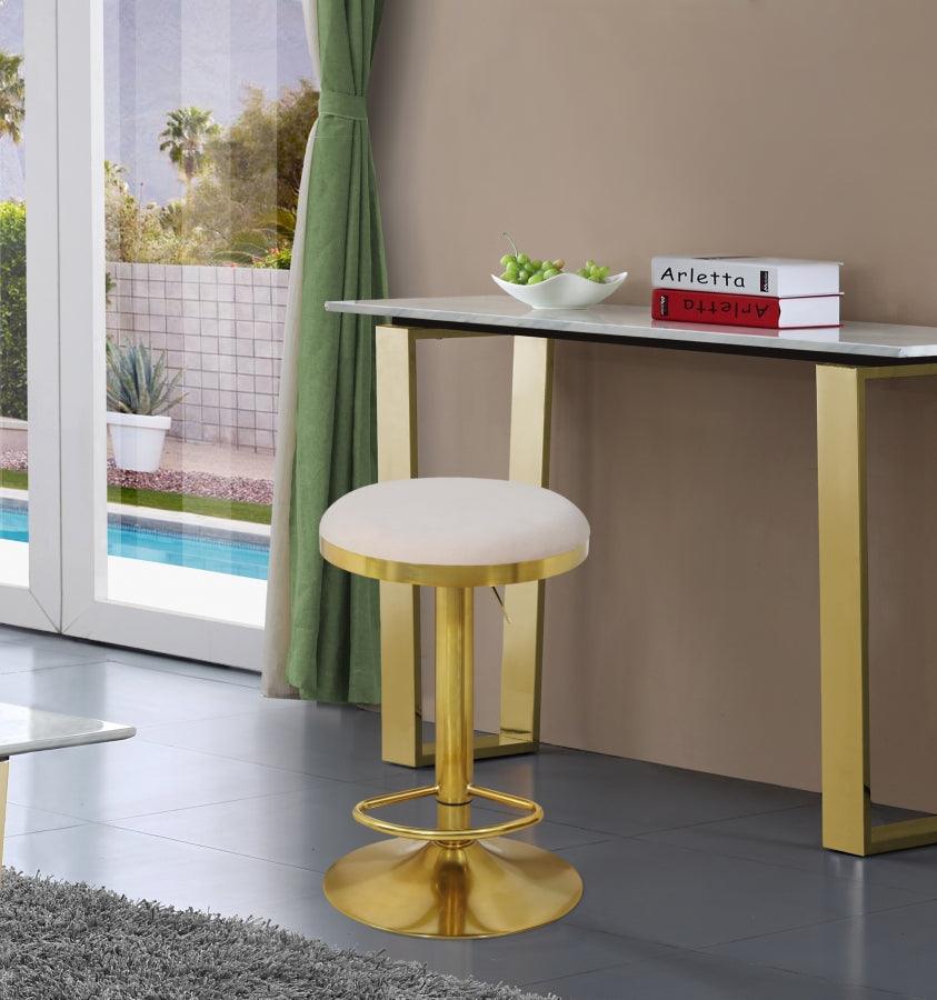 Brody Adjustable Stool Set Of 2 In Cream - 955Cream-C - ATL FURNITURE