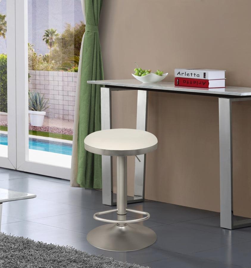 Brody Adjustable Stool Set Of 2 In White - 956White-C - ATL FURNITURE