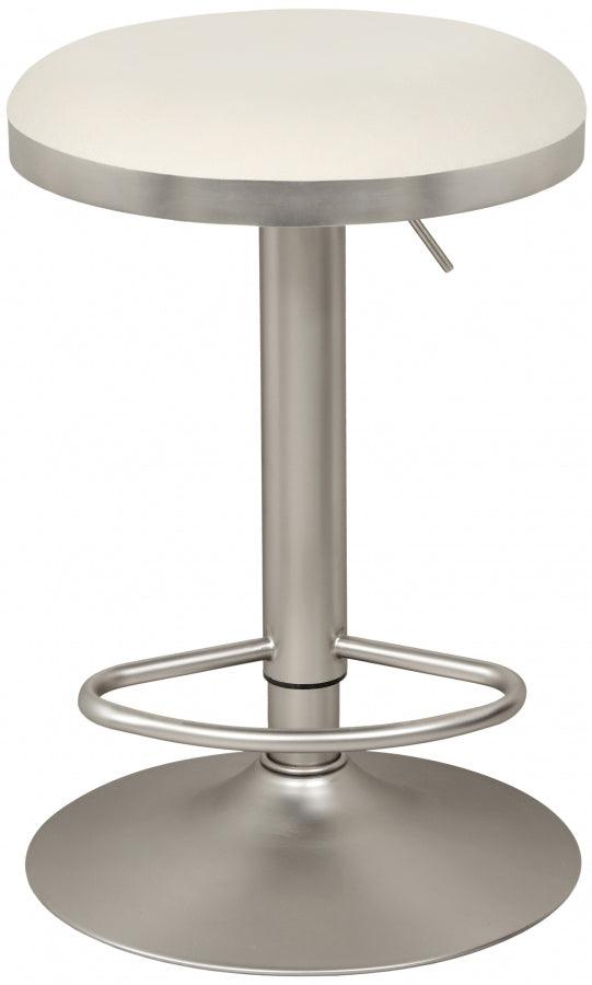 Brody Adjustable Stool Set Of 2 In White - 956White-C - ATL FURNITURE