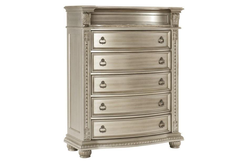 Homelegance - Cavalier Chest In Silver - ATL FURNITURE