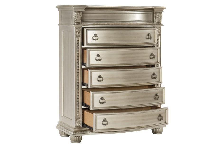 Homelegance - Cavalier Chest In Silver - ATL FURNITURE