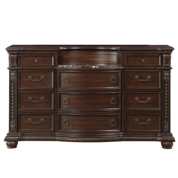 Homelegance - Cavalier Dark Cherry Dresser - 1757-5 - ATL FURNITURE