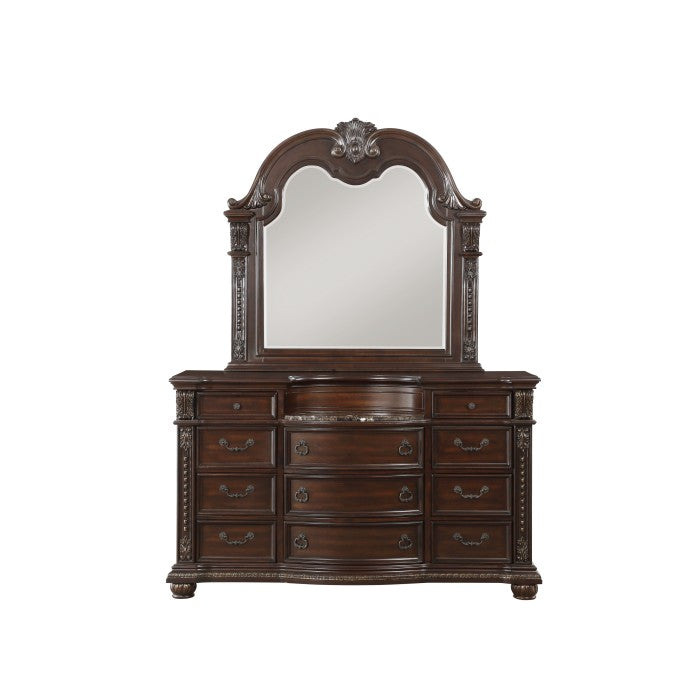 Homelegance - Cavalier Dark Cherry Dresser - 1757-5 - ATL FURNITURE