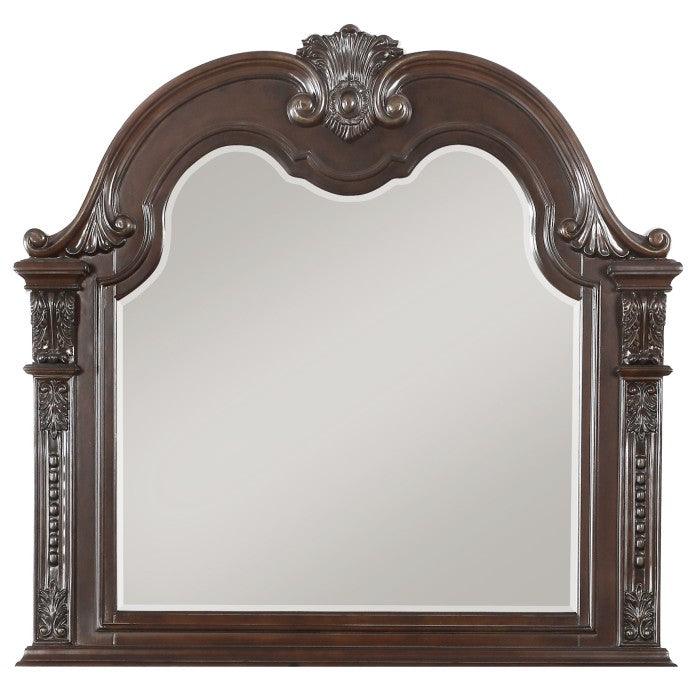 Homelegance - Cavalier Dark Cherry Dresser And Mirror Set - 1757-5-6 - ATL FURNITURE