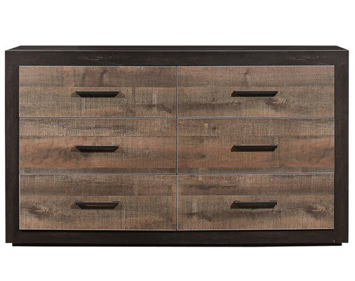 Homelegance - Miter Mahogany And Ebony Dresser - 1762-5 - ATL FURNITURE