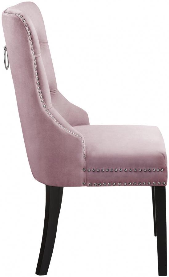 Meridian Furniture - Nikki Dining Chair In Pink (Set Of 2) - 740Pink-C - ATL FURNITURE